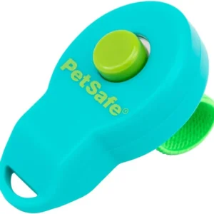 Clik-R Clicker for Dogs & Cats - Teal - Positive Reinforcement Training Tool